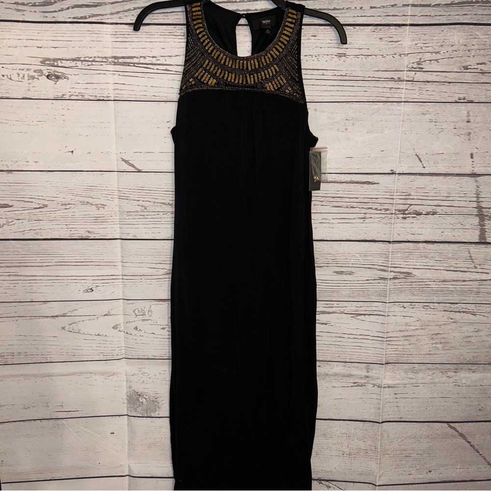 NWT Black beaded dress